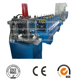 Steel wall angle roll forming machine