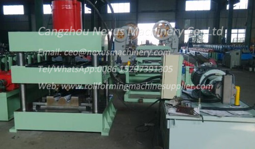 Tail Pressing Machine of Guardrail -2